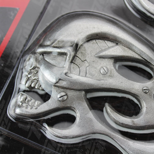Mechanical Skull Flames Lt & Rt Emblems