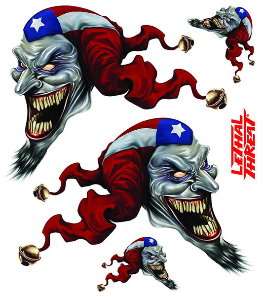 Puerto Rico Jester Set Decal