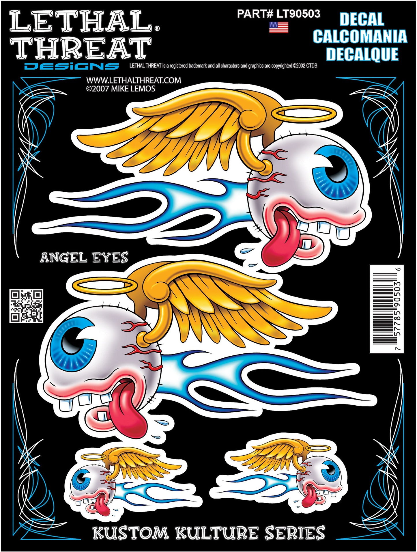 Angel Eyes Decal
