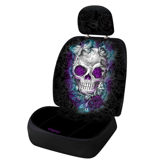 Purple Butterfly Seat Cover