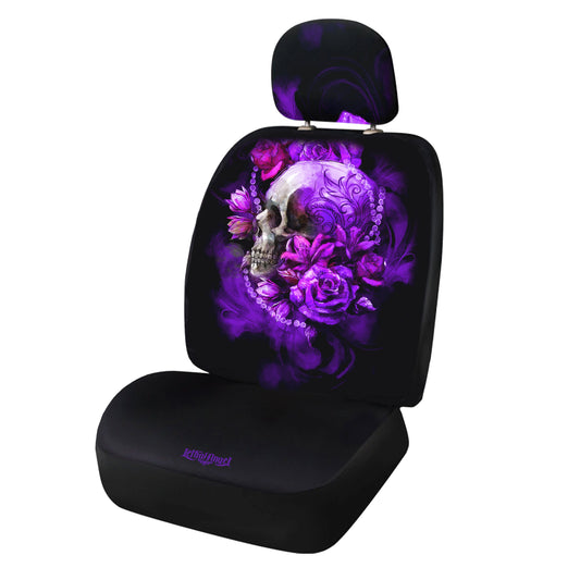 Purple Skull Seat Covers