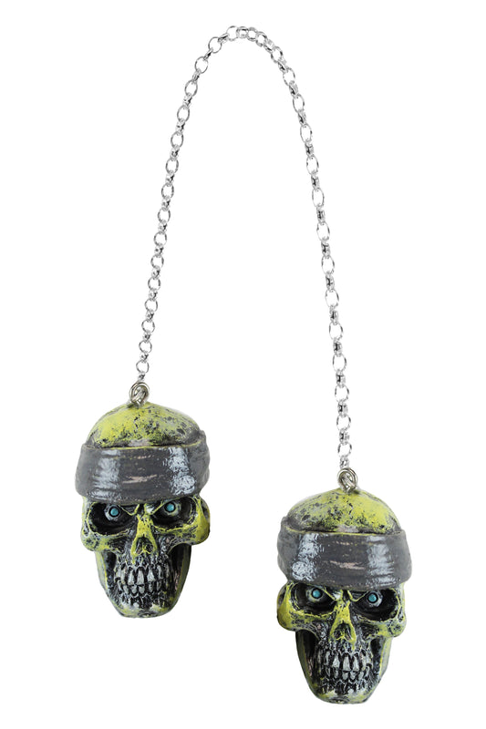 Bandana Skull Danglers
