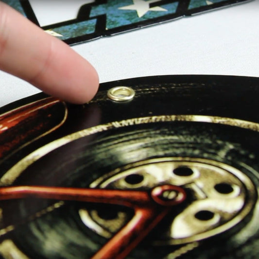 Lethal Threat Biker Metal Sign (Left side)