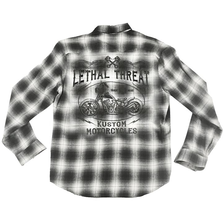 Kustom Motorcycle Plaid Shirt