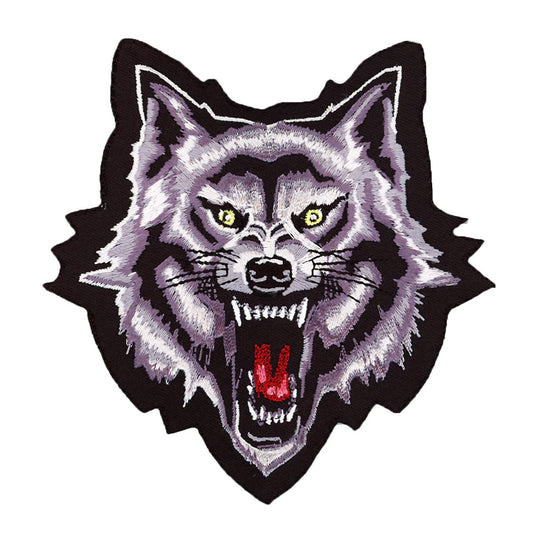 Wolf Head Mini Patch