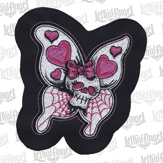 Butterfly Skull Mini Patch