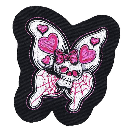 Butterfly Skull Mini Patch