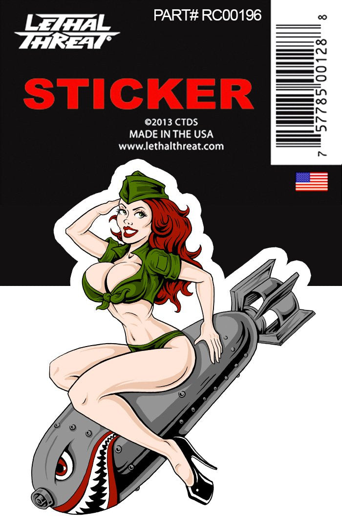 Rude & Crude Decal: Bombs Away