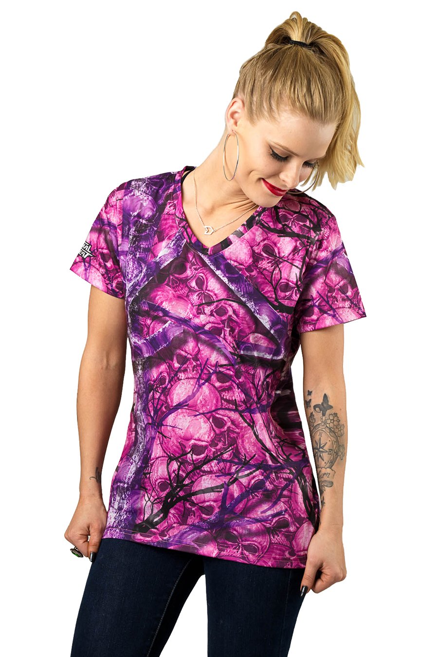 Pink Skull Camo