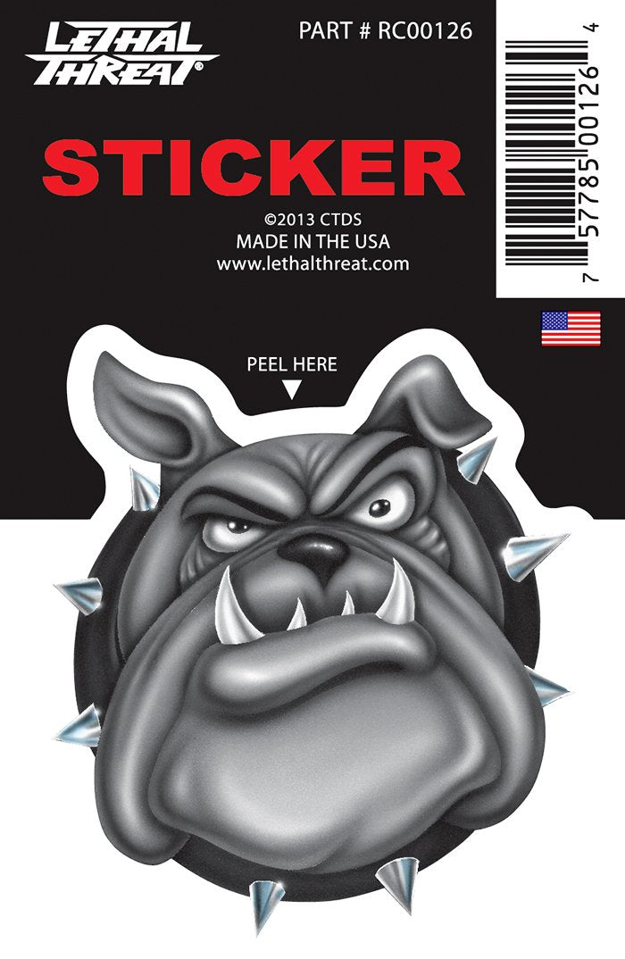 Rude & Crude Decal: Bulldog Airbrushed
