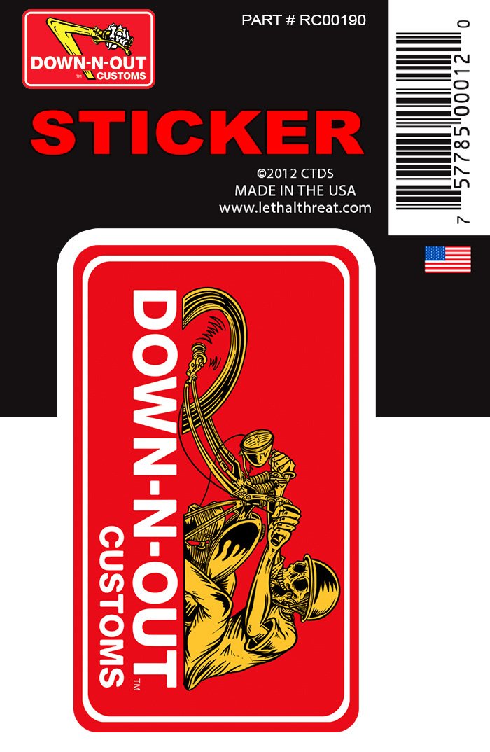 Biker Mini Sticker