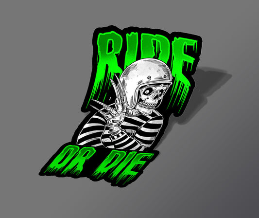 Ride or Die Mini Sticker