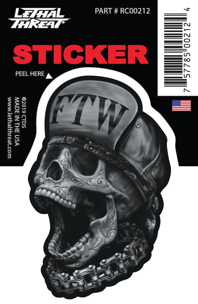 Rude & Crude Decal: FTW Skull