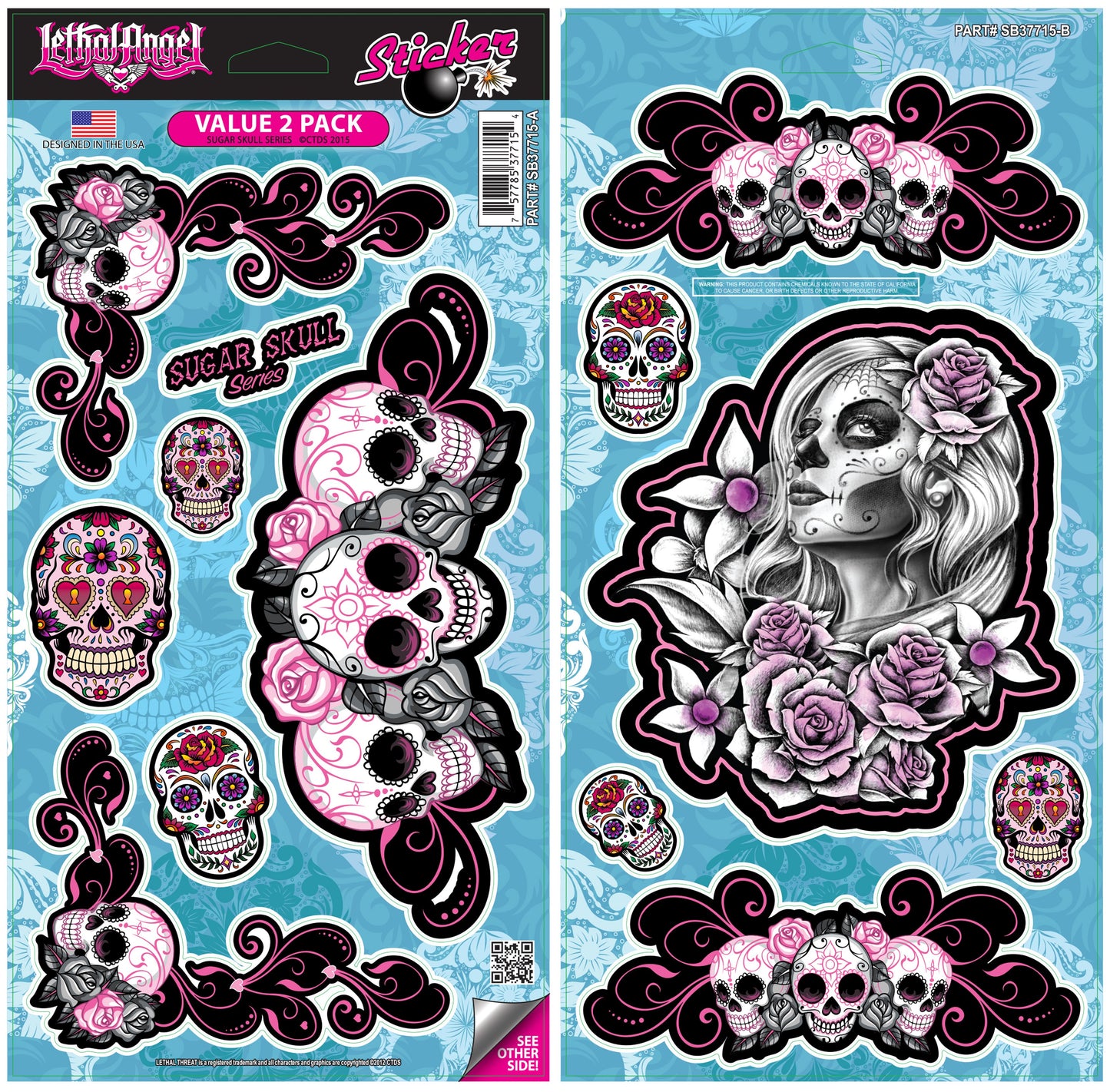 Sugar Skull Sticker Bomb