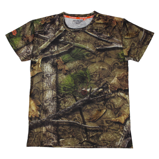 Men Backwoods Skull Camo Shirt