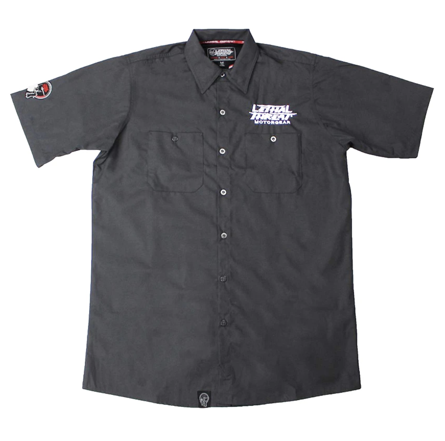 Aces High Monster Embroidered Work Shirt