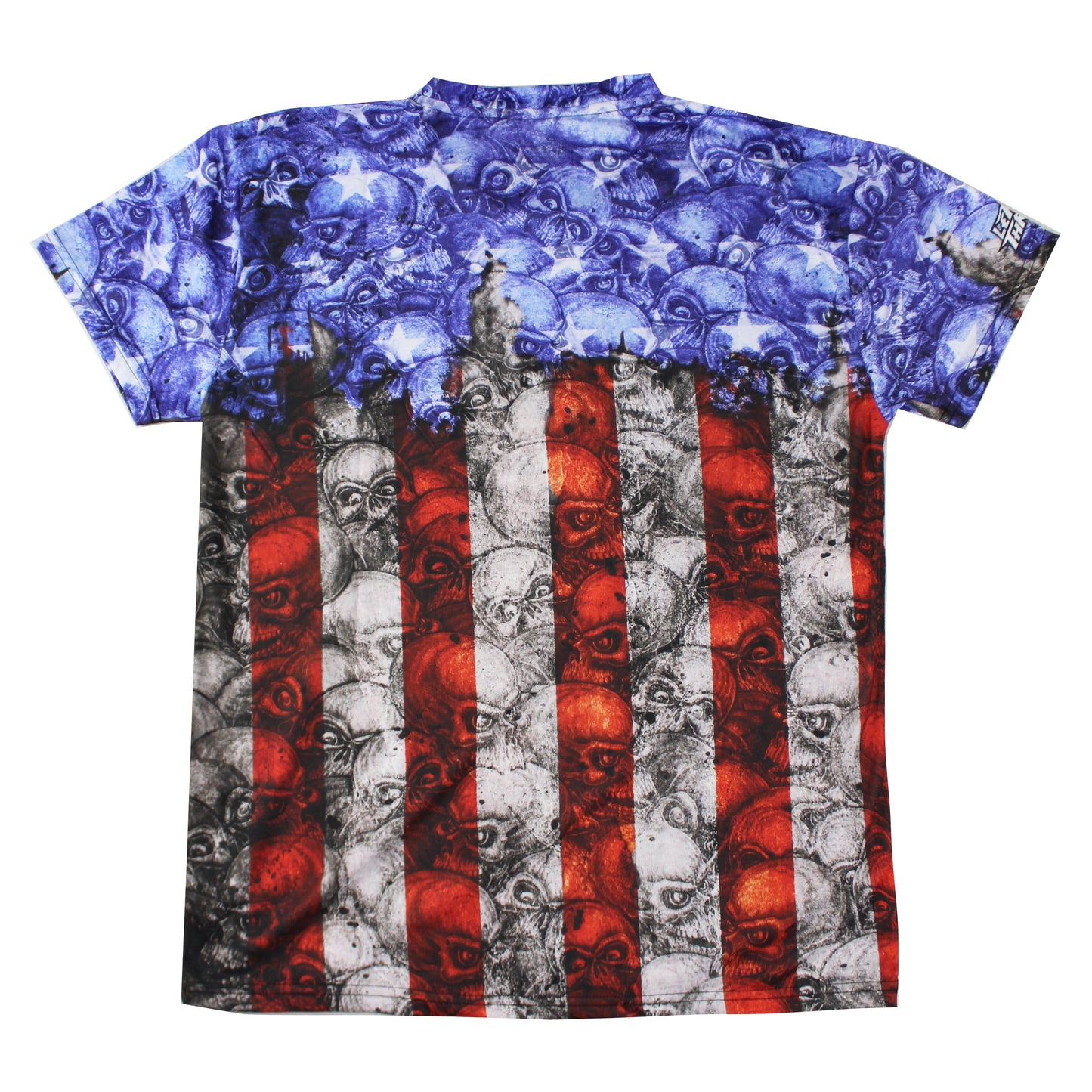 USA Skull Camo T Shirt