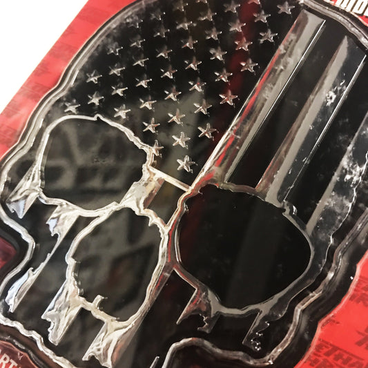 USA Skull ABS Emblem