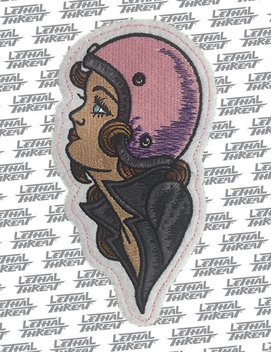 Biker Girl Vintage Patch