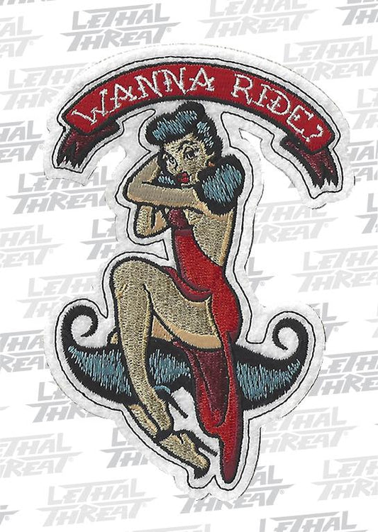 Mustache Ride Vintage Patch
