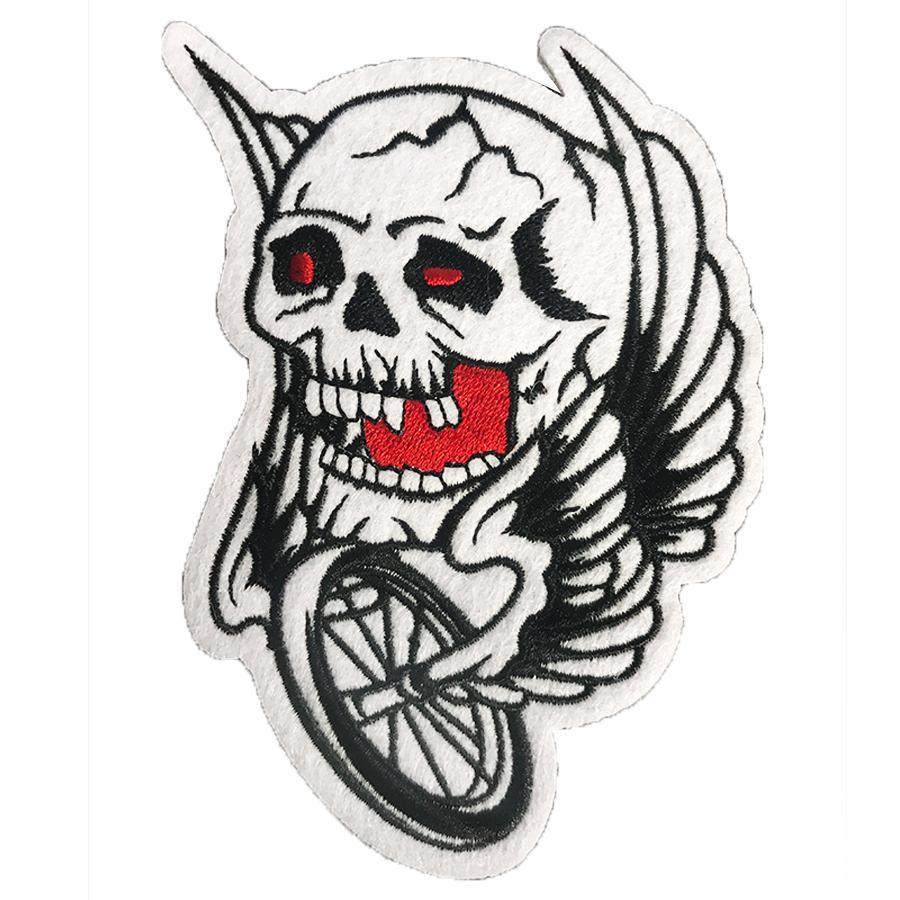 Blood Eye Wing Skull Patch