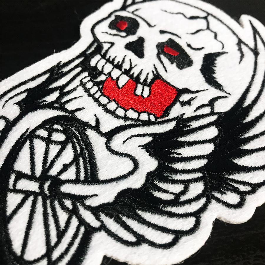 Blood Eye Wing Skull Patch