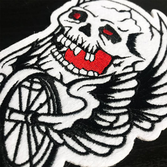 Blood Eye Wing Skull Patch