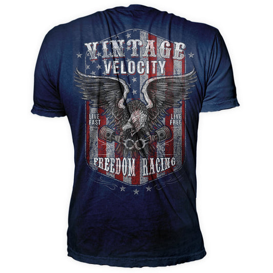 Vintage Velocity Freedom Racing USA Tee