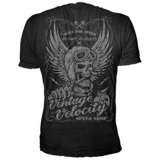 Vintage Velocity Cigar Skull Tee