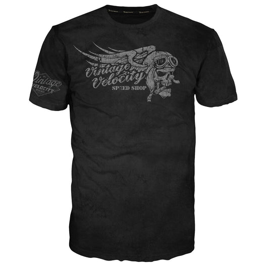 Vintage Velocity Cigar Skull Tee