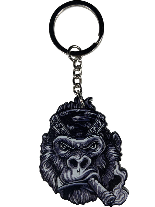 Bandana Gorilla Keychain