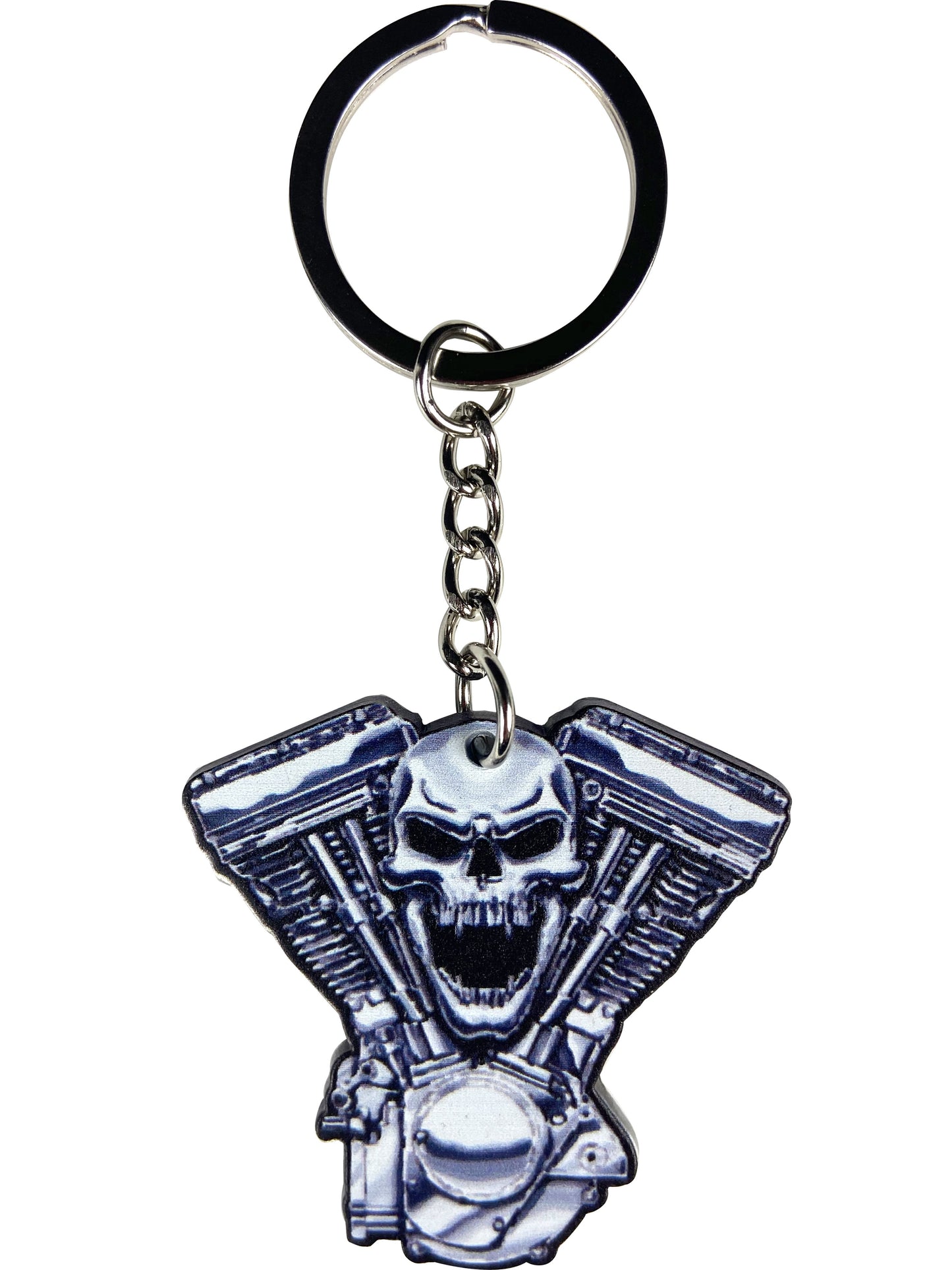 Skull Motor Keychain