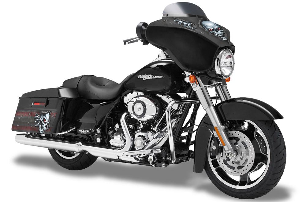 Skull Pilot Road Bike Graphics