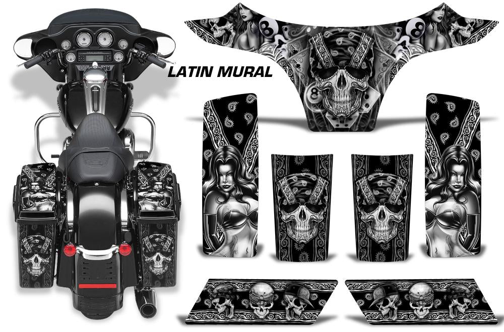 Latin Mural Road Bike Graphics