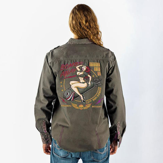 Bombs Away Button Down