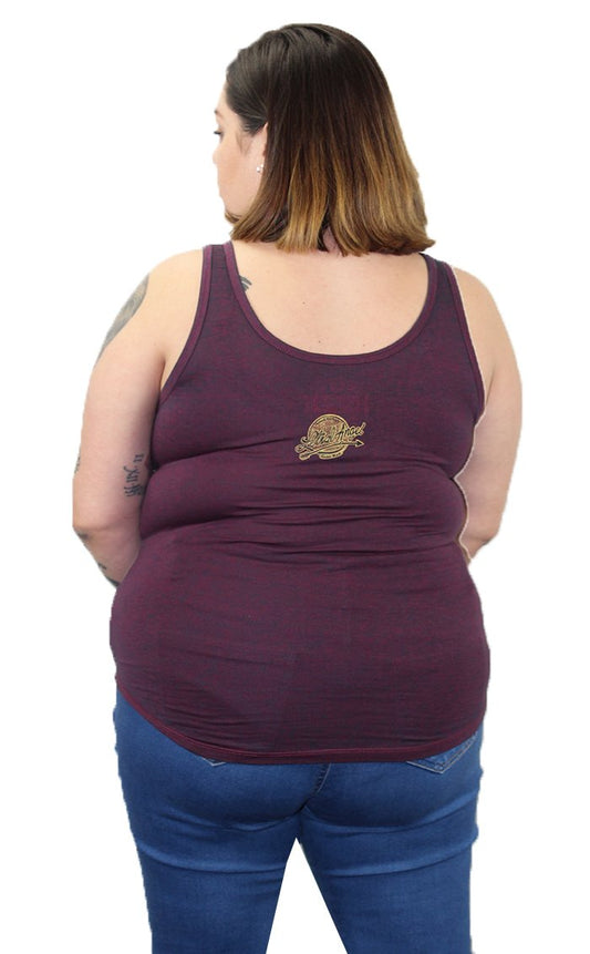 Lethal Angel Road House Lace Up Tank Top