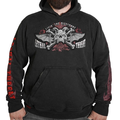 Livin' The Nightmare Pullover Vintage Wash Hoodie