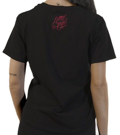 Two Faced Catrina Vee Neck T-Shirt