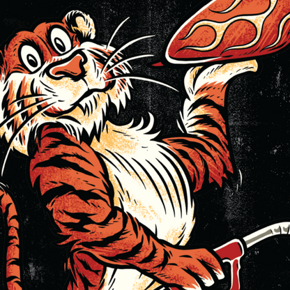 Down n Out Tiger In Your Tank Banner