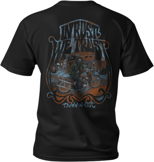 In Rust We Trust Black T-Shirt