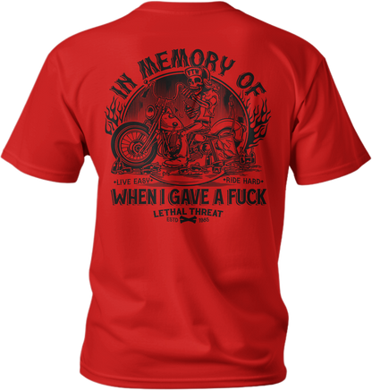 In Memory Red T-Shirt