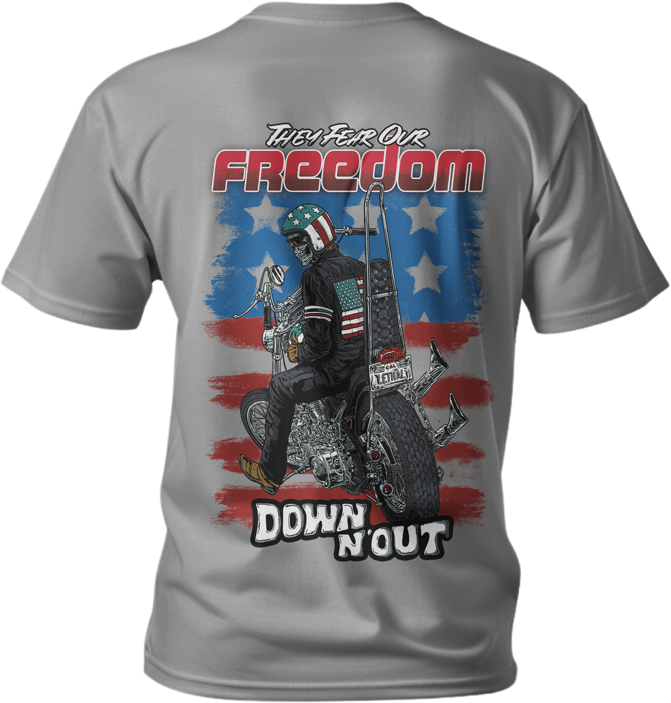 Freedom Rider Grey T-Shirt