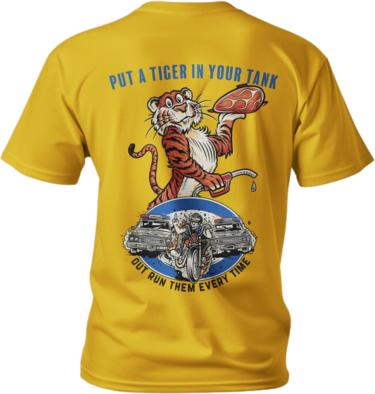 Tiger in Your Tank Mustard Yellow T-Shirt