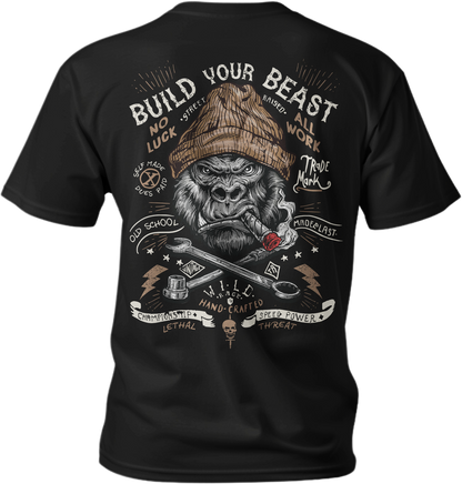 Build Your Beast Black T-Shirt