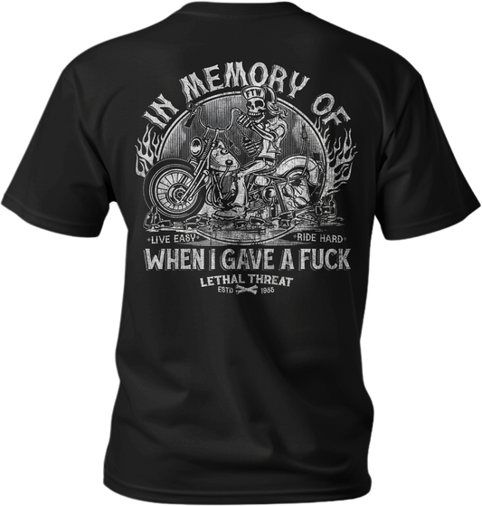In Memory Black T-Shirt