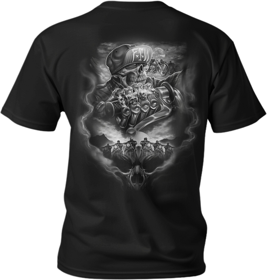 Leader of the Pack Men's Black T-Shirt