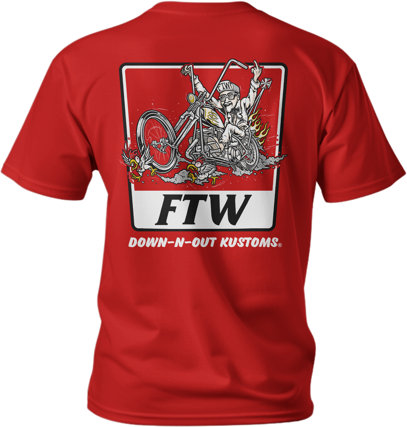 Gettin Fried Red T-Shirt