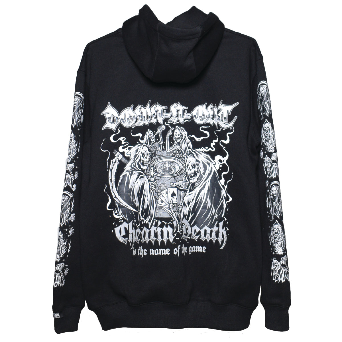 Down n Out Cheating Death Hoodie