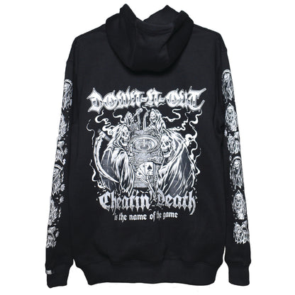 Down n Out Cheating Death Hoodie