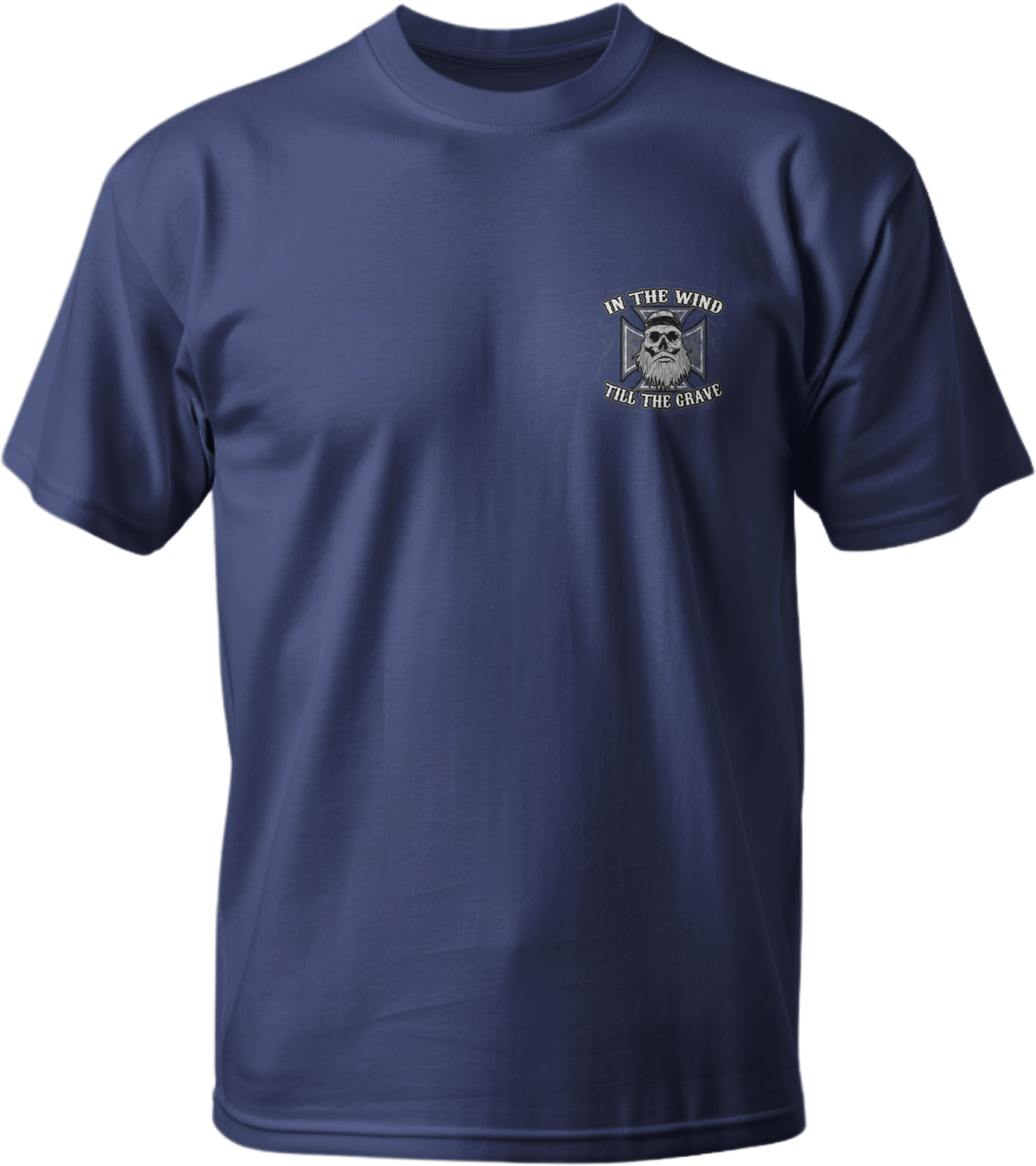 In The Wind Navy Blue T-Shirt